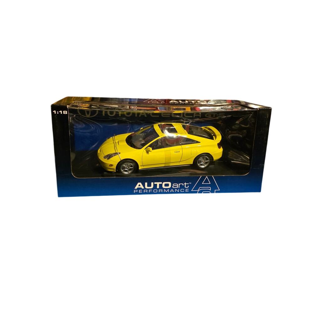 AUTOart Toyota Celica GT-S 1:18 Yellow Diecast Performance